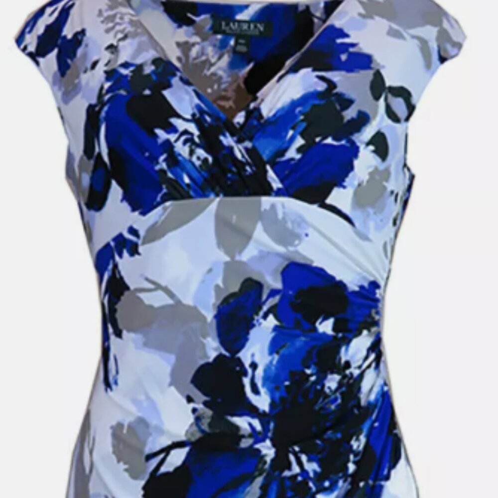 Lauren Ralph Lauren Floral Print Jersey Dress, Size-4